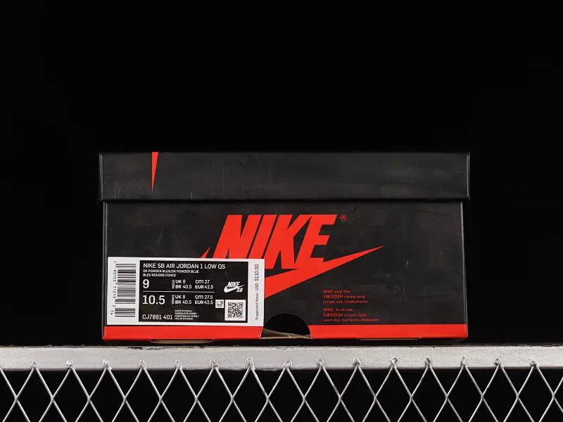 All categories Air Jordan Jordan series basketball shoes Air Jordan 1 Low pure original version Nk SB x Air Jordan 1 Low AJ1 Joe 1 joint North Carolina blue full head layer low-top basketball shoes CJ7891-401